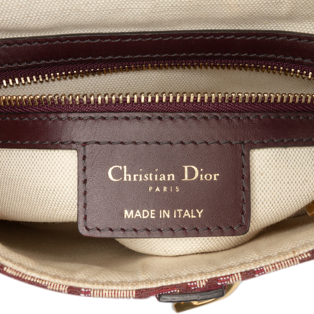 Pre-Loved Dior Oblique Canvas Saddle Bag - Picture 5 of 11